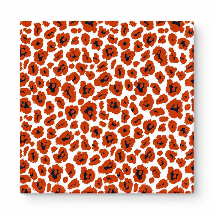 Orange Red & Black Leopard — National Football Teams