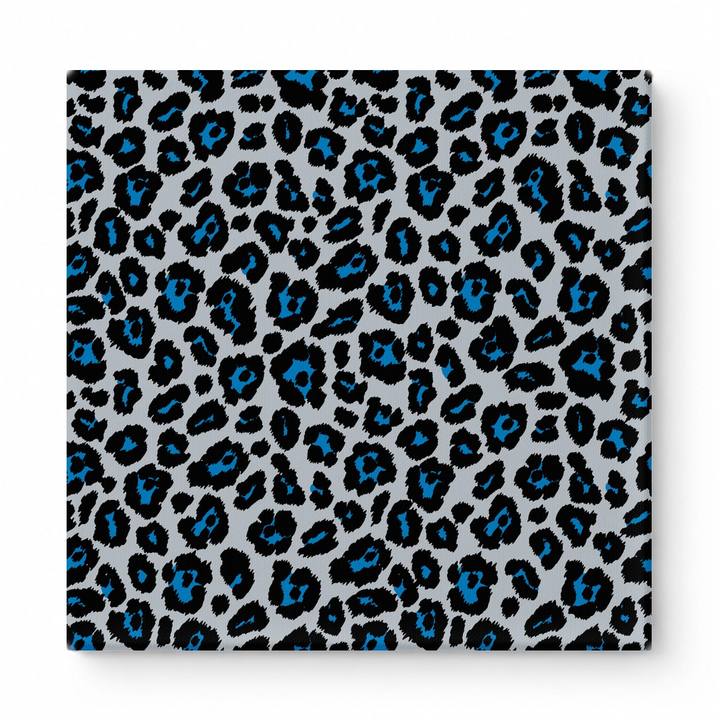 Gray & Royal Blue Leopard — National Football Teams