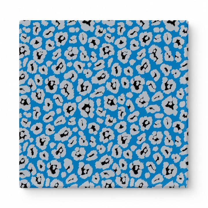 Bright Blue & White Leopard — National Football Teams
