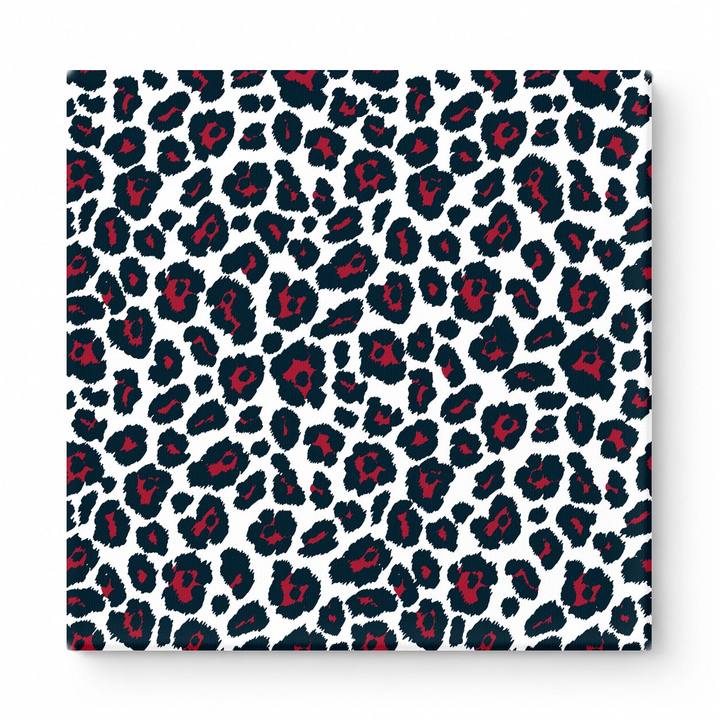 Navy & Burgundy Leopard — National Football Teams