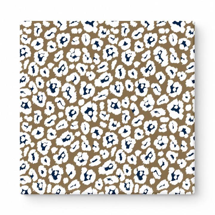 Tan & Navy Leopard — National Football Teams