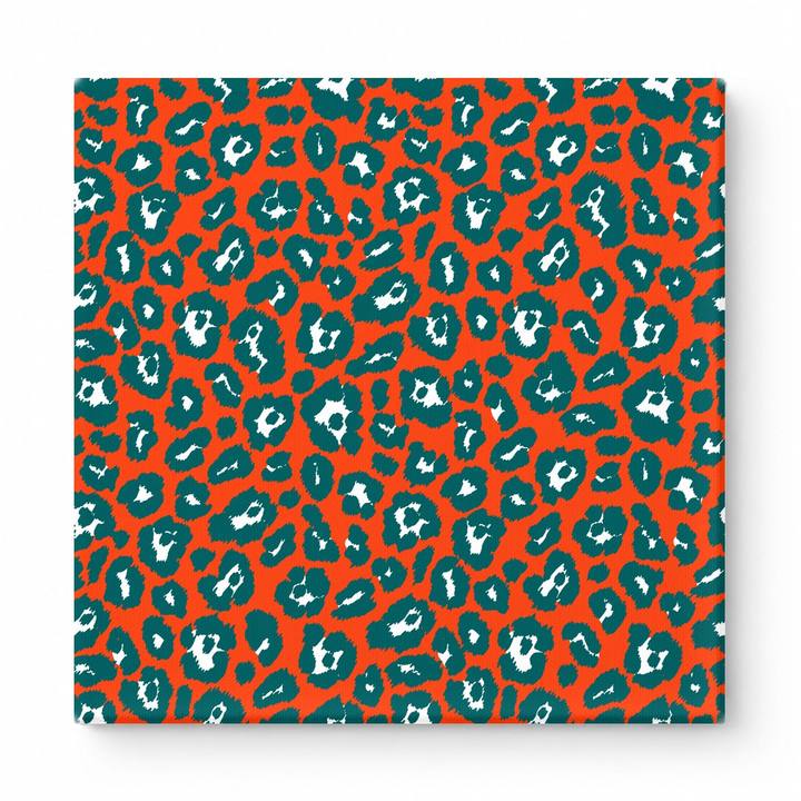 Orange & Teal Leopard — National Football Teams