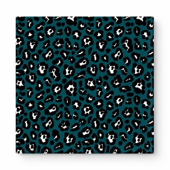 Teal & Black Leopard — National Football Teams
