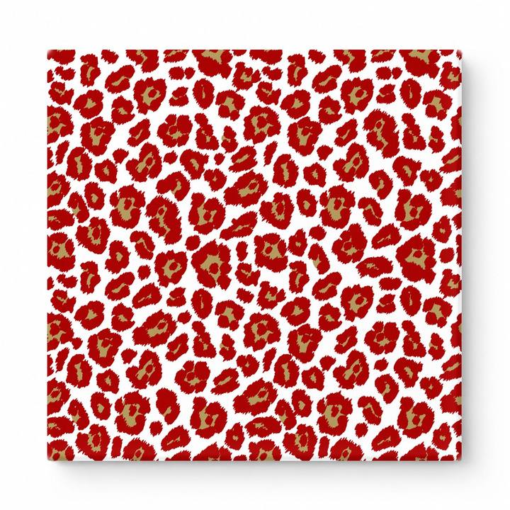 Red & Gold Leopard — National Football Teams
