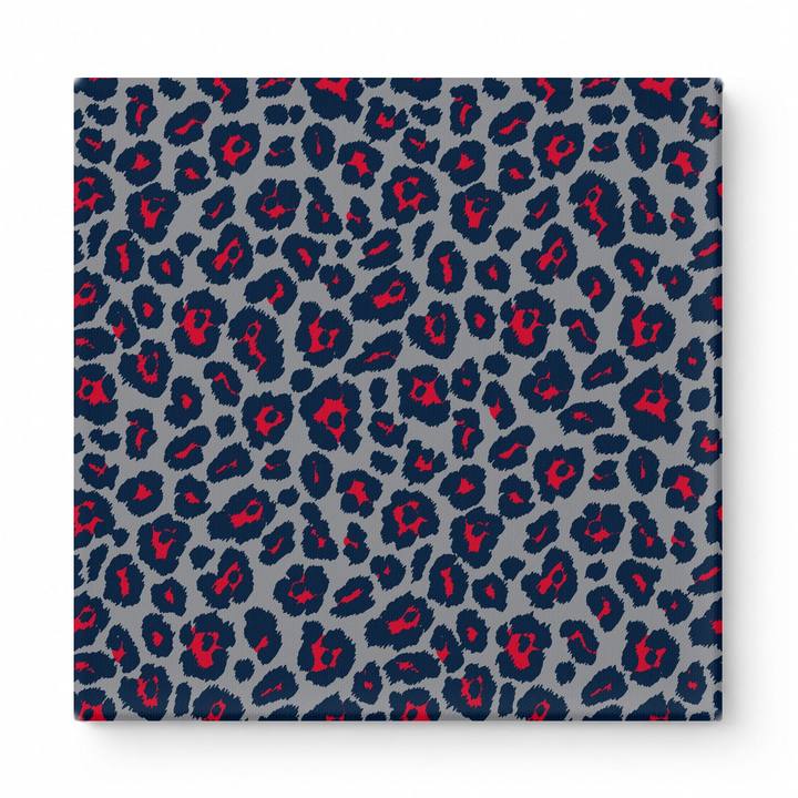 Gray & Navy Leopard — National Football Teams