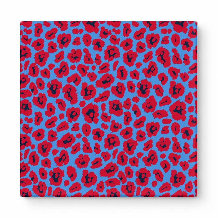 Red & Blue Leopard — National Football Teams
