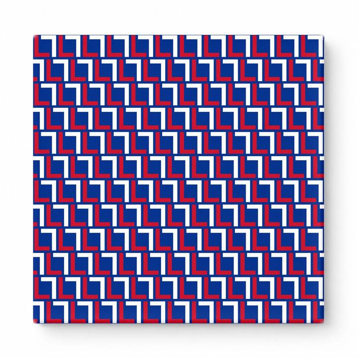 Navy & Red Squares — National Football Teams