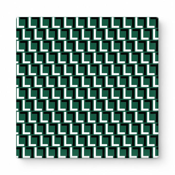 Forest Green & Light Blue Squares — National Football Teams