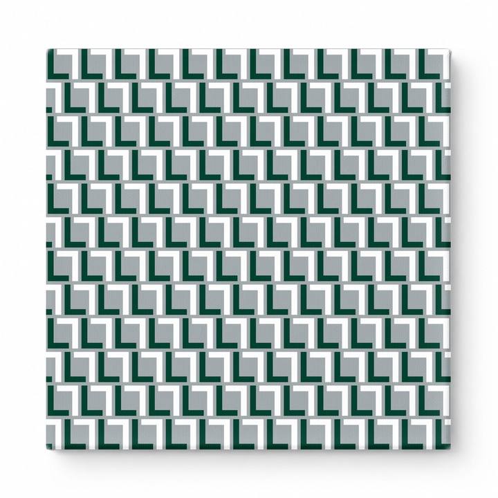 Forest Green & White Squares — National Football Teams