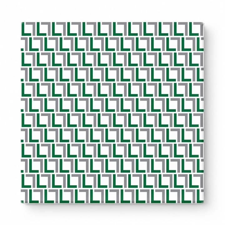 Forest Green & Gray Squares — National Football Teams