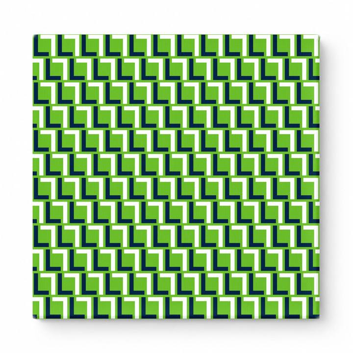 Forest Green & Lime Green Squares — National Football Teams