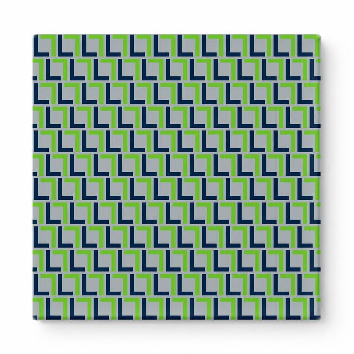 Navy & Lime Green Plaid — National Football Teams