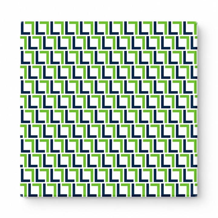 Navy & Lime Green Squares — National Football Teams