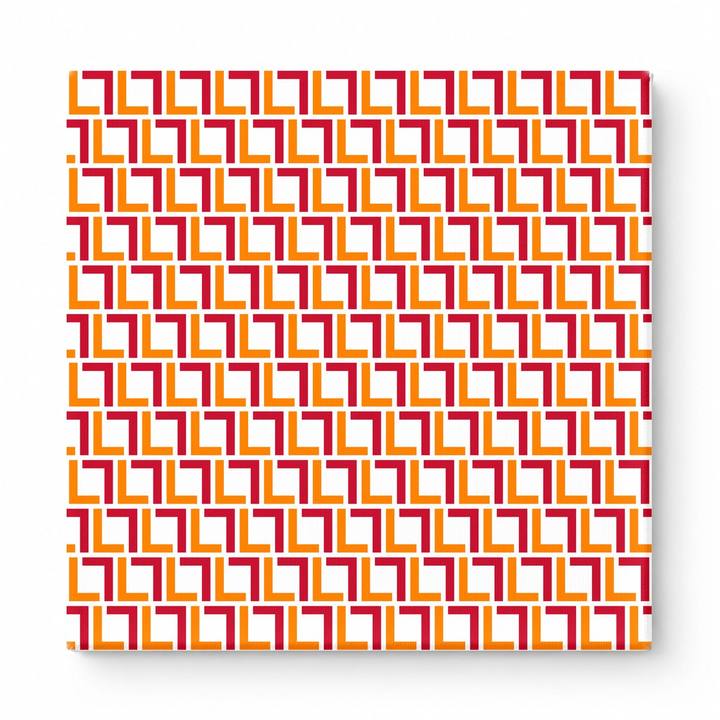 Cardinal Red & Gold Squares — National Football Teams