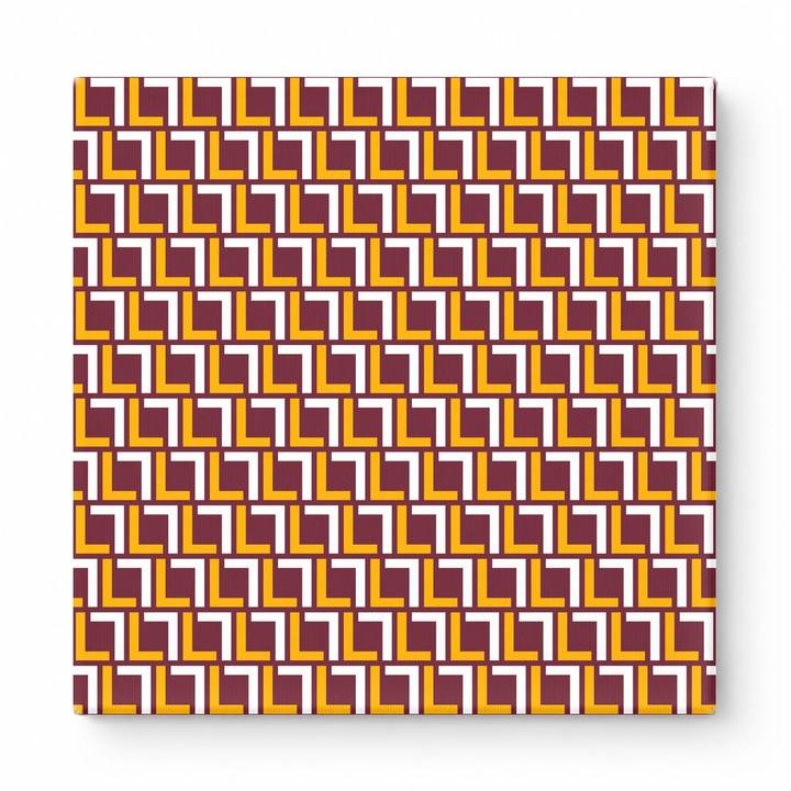 Maroon & Gold Plaid — National Football Teams