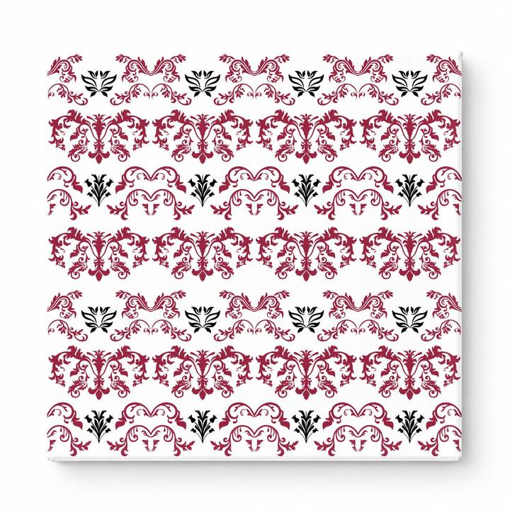 Burgundy & Black Baroque — National Football Teams
