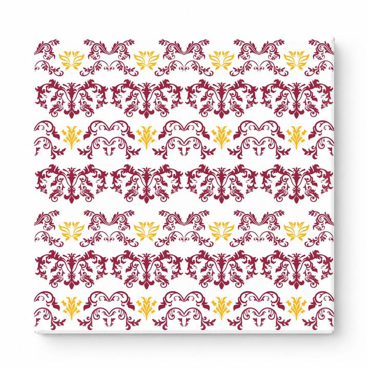 Maroon & Gold Baroque — National Football Teams