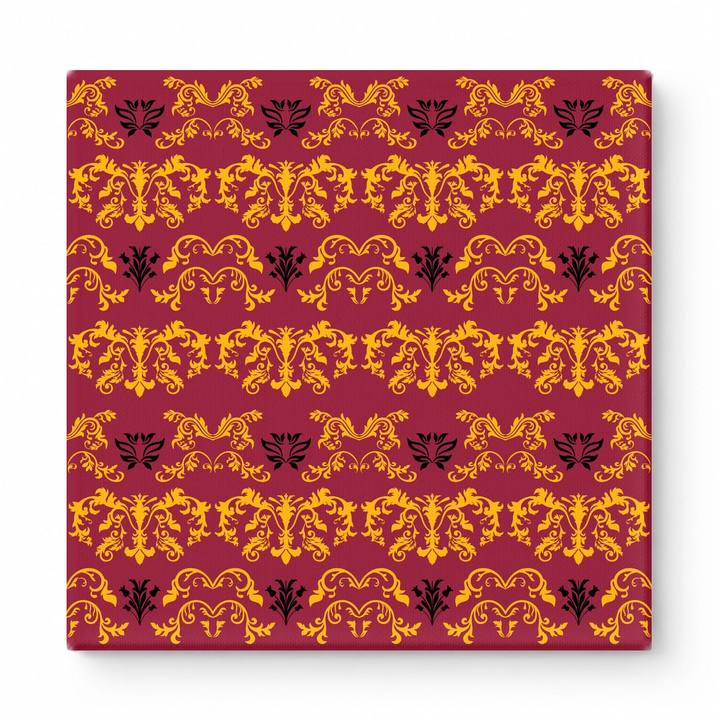 Burgundy & Gold Baroque — National Football Teams
