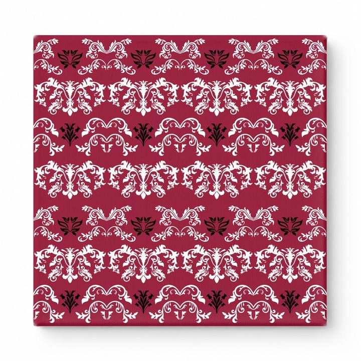 Burgundy & White Baroque — National Football Teams