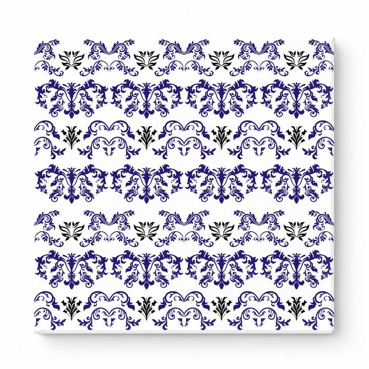 Navy & White Baroque — National Football Teams