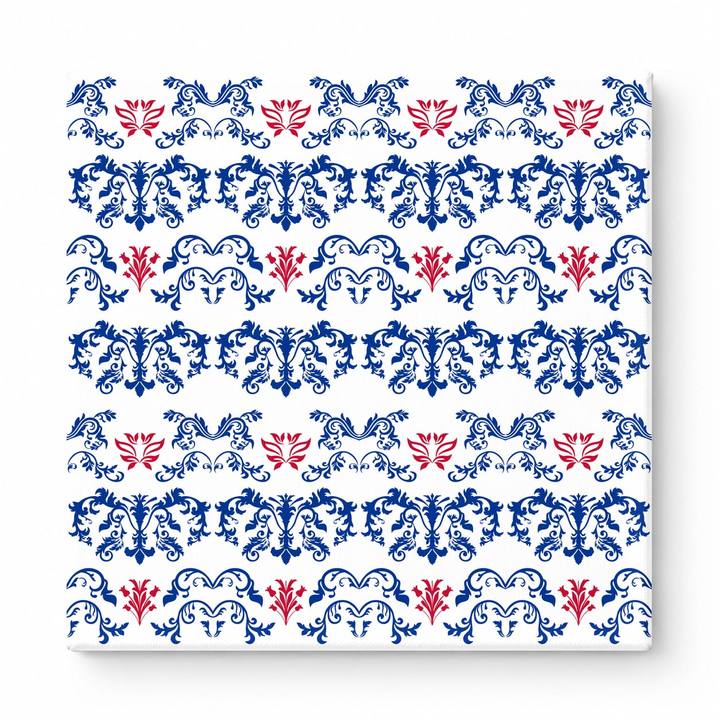 Navy & Red Baroque — National Football Teams
