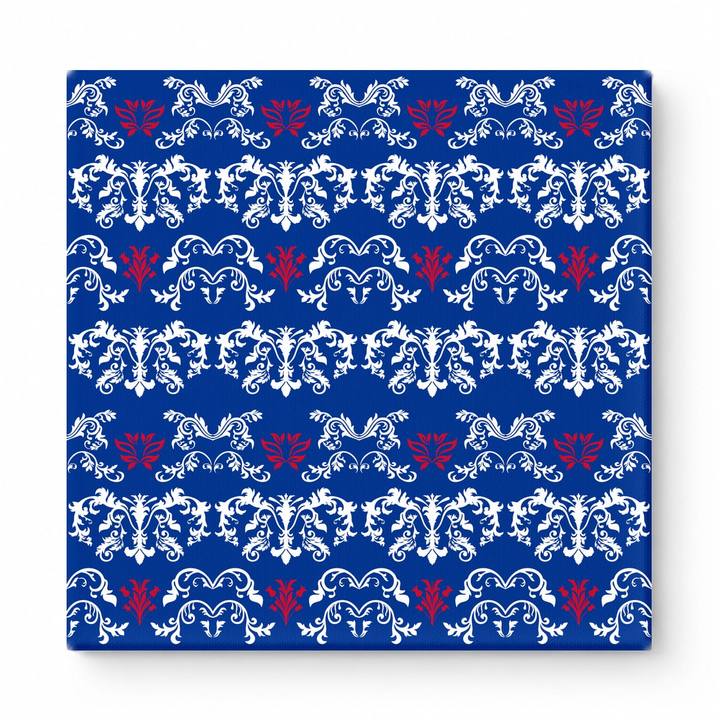 Navy & White Baroque — National Football Teams
