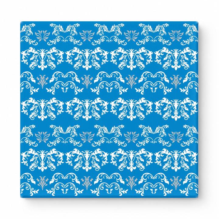 Royal Blue & White Baroque — National Football Teams