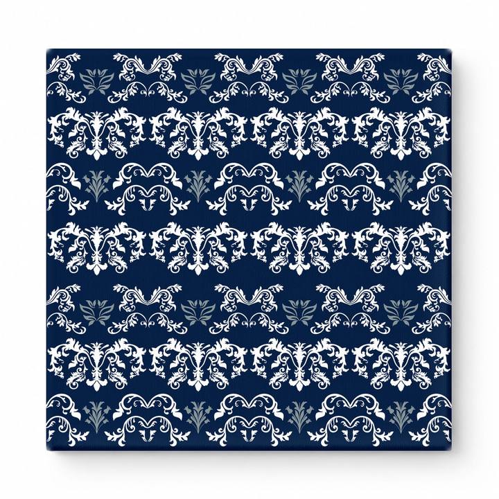 Navy & White Baroque — National Football Teams
