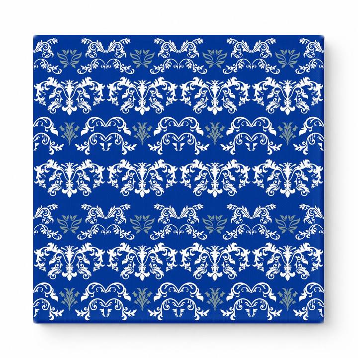 Royal Blue & White Baroque — National Football Teams