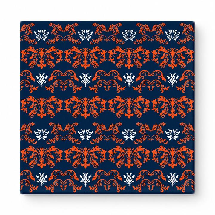 Navy & Orange Baroque — National Football Teams