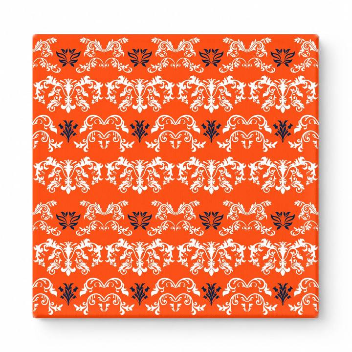 Orange & White Baroque — National Football Teams