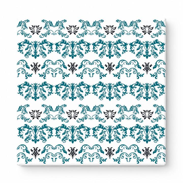 Teal & Black Baroque — National Football Teams