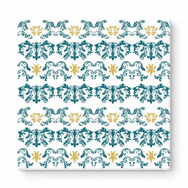 Teal & Gold Baroque — National Football Teams