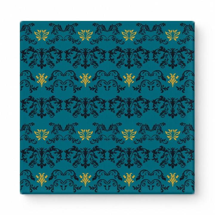 Teal & Gold Baroque — National Football Teams