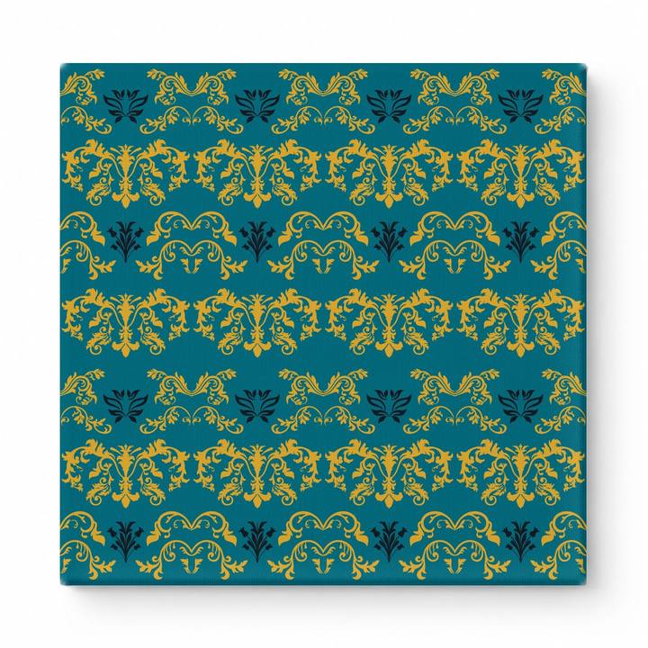 Teal & Gold Baroque — National Football Teams