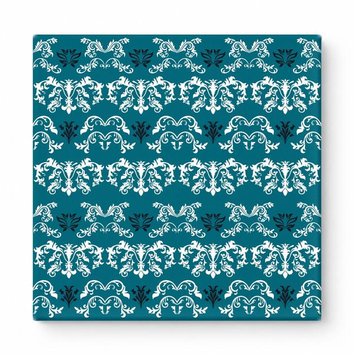 Teal & White Baroque — National Football Teams