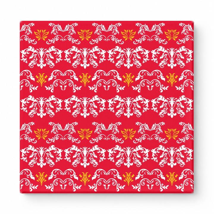 Red & White Baroque — National Football Teams