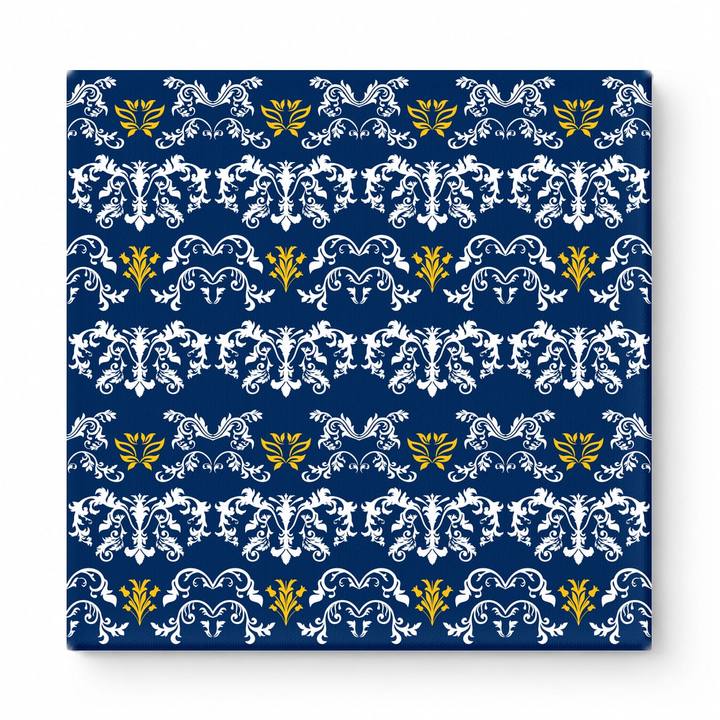 Navy & White Baroque — National Football Teams
