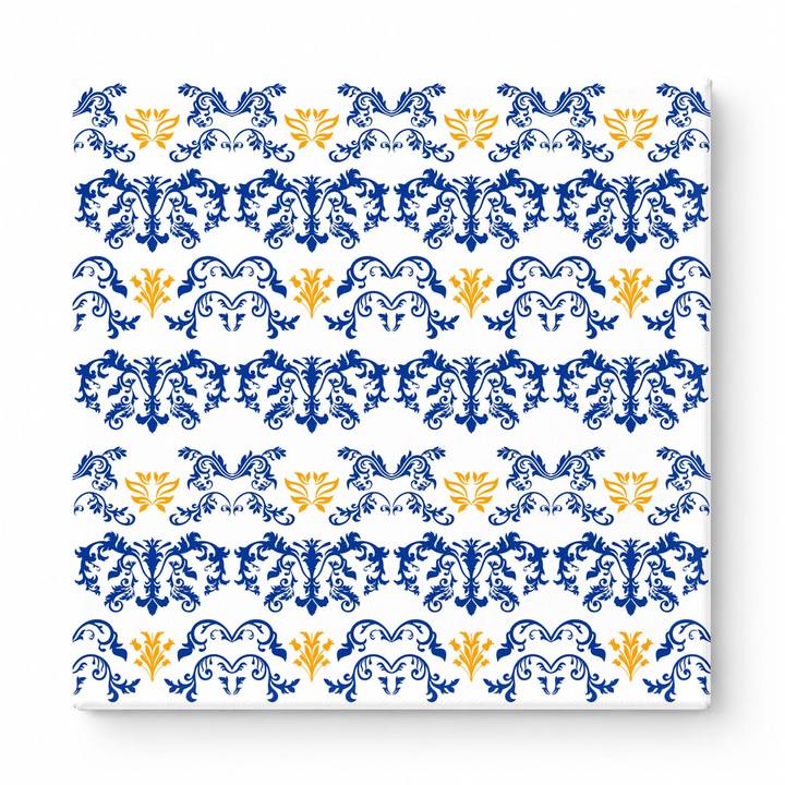 Navy & Gold Baroque — National Football Teams