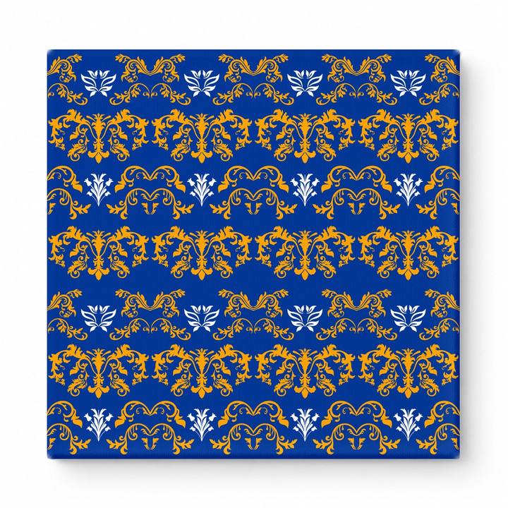 Royal Blue & Gold Baroque — National Football Teams