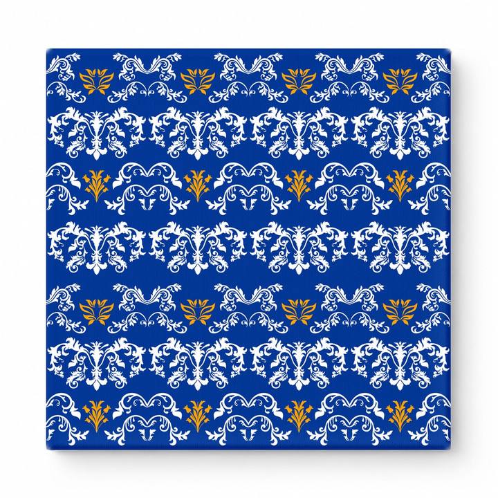 Royal Blue & White Baroque — National Football Teams