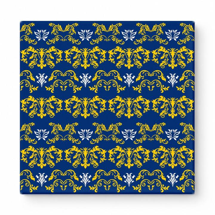 Navy & Gold Baroque — National Football Teams