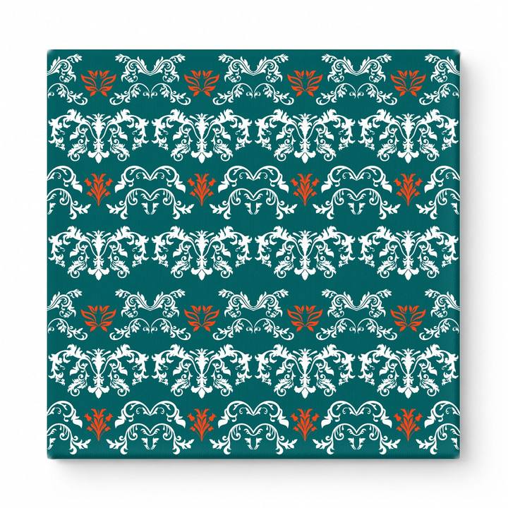 Teal & White Baroque — National Football Teams