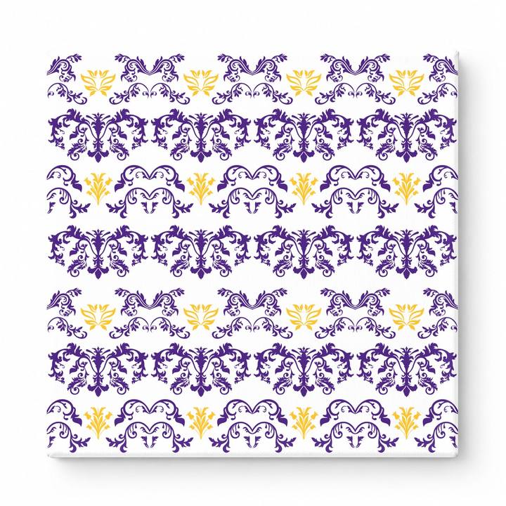 Purple & Gold Baroque — National Football Teams