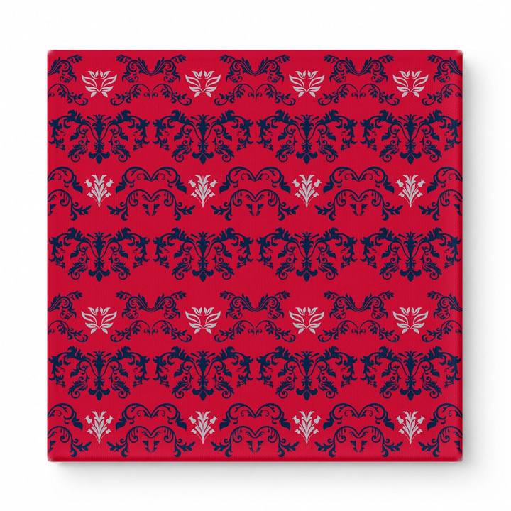 Red & Navy Baroque — National Football Teams
