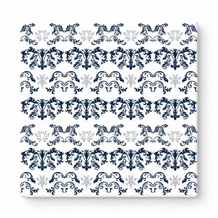 Navy & White Baroque — National Football Teams