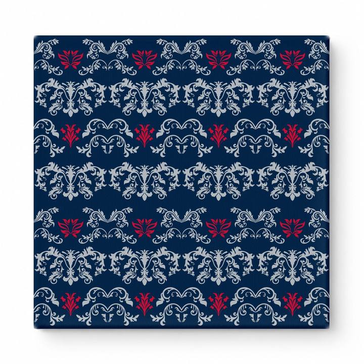 Navy & White Baroque — National Football Teams