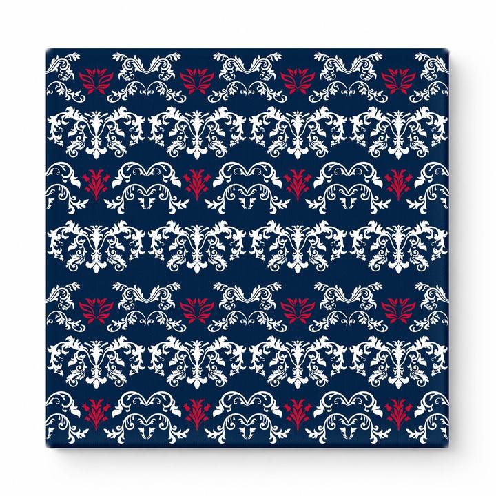 Navy & White Baroque — National Football Teams