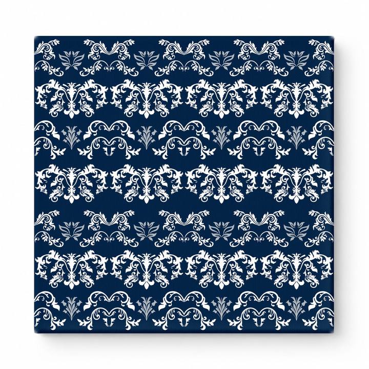 Navy & White Baroque — National Football Teams