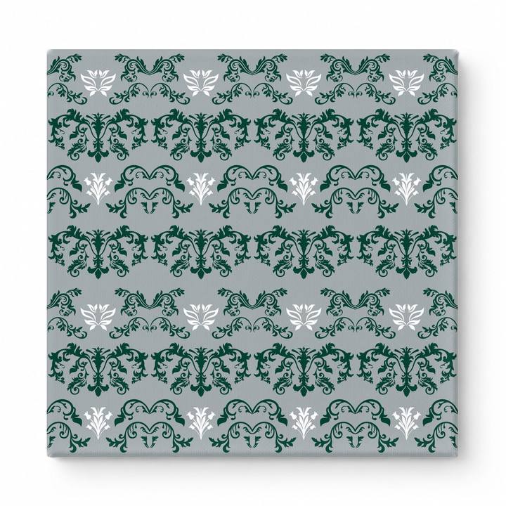 Gray & Forest Green Baroque — National Football Teams